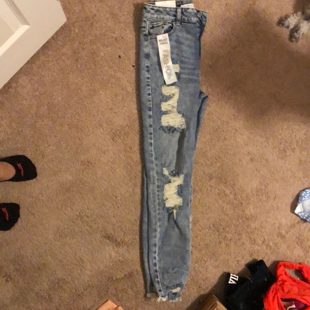 High rise mom jeans